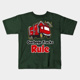 Garbage Trucks Rule! Kids T-Shirt